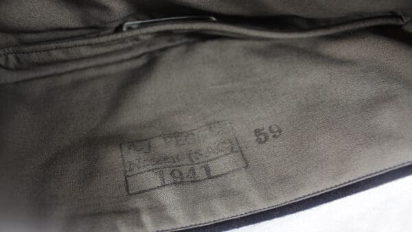 German Kreigsmarine U552 side cap size 59 - Image 3