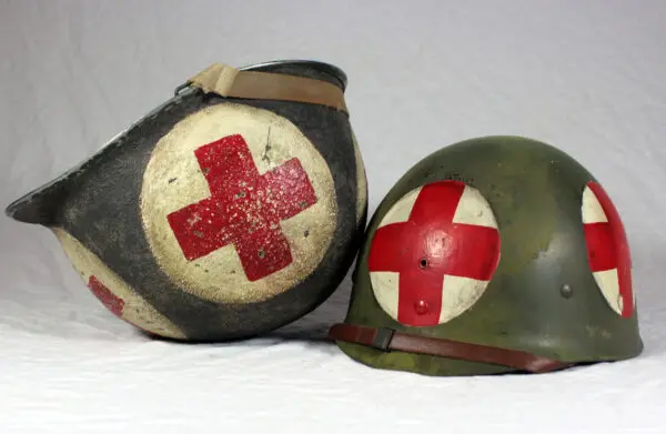 U.S. M1 fixed bale 4-pannel medic helmet w/Firestone liner - Image 4