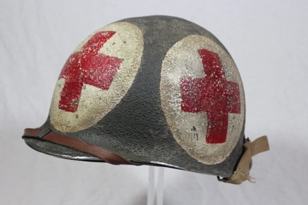 U.S. M1 fixed bale 4-pannel medic helmet w/Firestone liner - Image 11