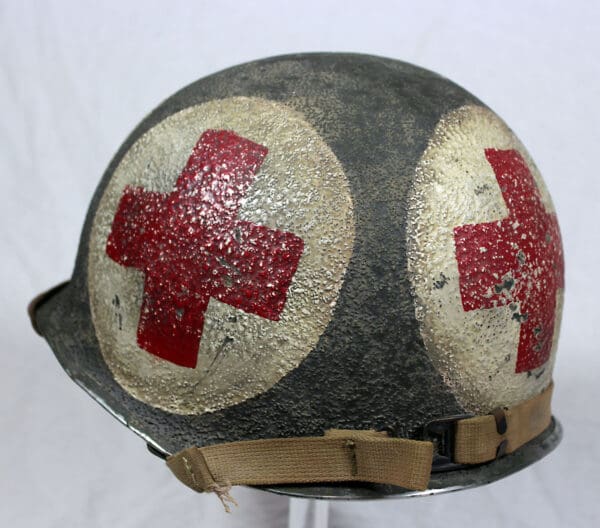 U.S. M1 fixed bale 4-pannel medic helmet w/Firestone liner - Image 10