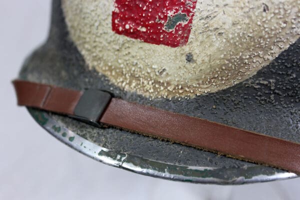 U.S. M1 fixed bale 4-pannel medic helmet w/Firestone liner - Image 8