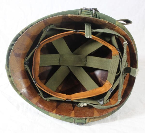 Vietnam M1 helmet and camo cover USMC - Image 7