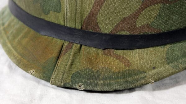 Vietnam M1 helmet and camo cover USMC - Image 10