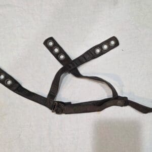 German M38 Fallschirmjäger chinstrap wartime heavily distressed